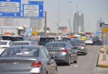 صور-|-للأسبوع-الثاني.-استمرار-الازدحام-على-طريق-الملك-فهد-بالدمام