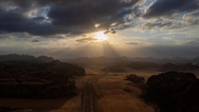 تبوك.-جبال-“الزيتة”-ترسم-لوحات-طبيعية-تنبض-بالجمال-والتفرد