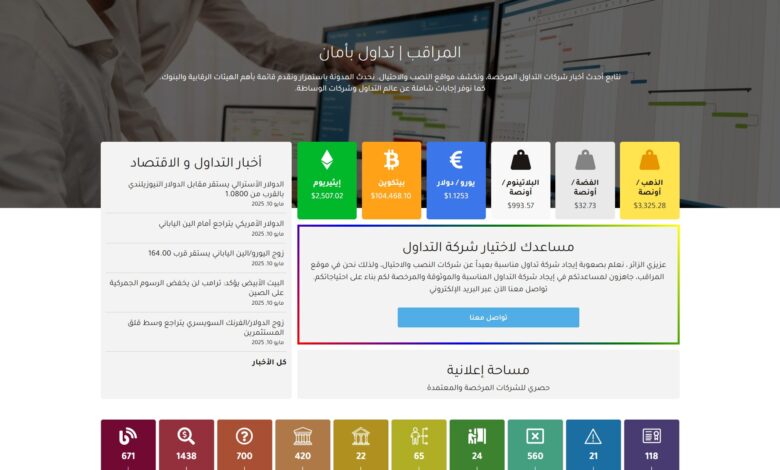 المراقب-يقيّم-شركات-التداول-العربية