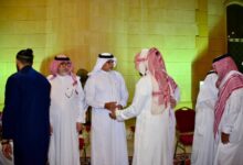 أمراء-واعيان-يواسون-اسرة-إدريس-في-فقيدتهم