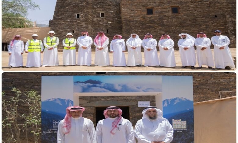 السودة-للتطوير-تُنجز-المرحلة-الأولى-من-الإصلاحات-العاجلة-لمبنى-“حِصن-الشيخ”-التراثي-في-رجال-ألمع