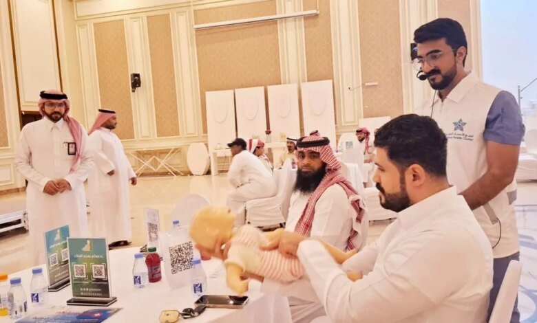 60-مستفيدًا-ومتطوعًا-يشاركون-ببرنامج-تدريبي-في-الإسعافات-الأولية-بالأحساء
