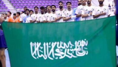 غدًا-السبت.-أخضر-الصالات-يواجه-الصين-تايبيه-في-نصف-نهائي-بطولة-القارات