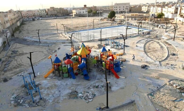 إنجاز-85٪-من-مشروع-تطوير-حديقة-حي-الجوهرة-في-الجبيل