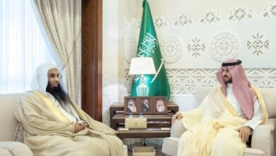 نائب-أمير-الشرقية-يستقبل-مدير-عام-فرع-الرئاسة-العامة-للبحوث-العلمية-والإفتاء-بالمنطقة