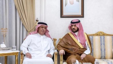 نائب-أمير-الشرقية-يعزي-الشيخ-عبدالرحمن-الدوسري-في-وفاة-شقيقه