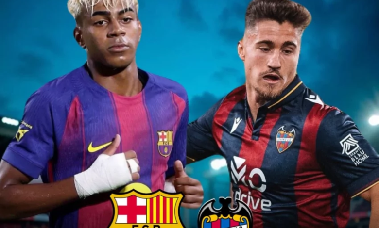 اليوم.-برشلونة-يواجه-ليفانتي-في-الدوري-الإسباني