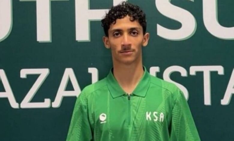 الكاظم-لاعب-تايكوندو-العمران-يمثل-المنتخب-في-بطولة-كازاخستان-الدولية