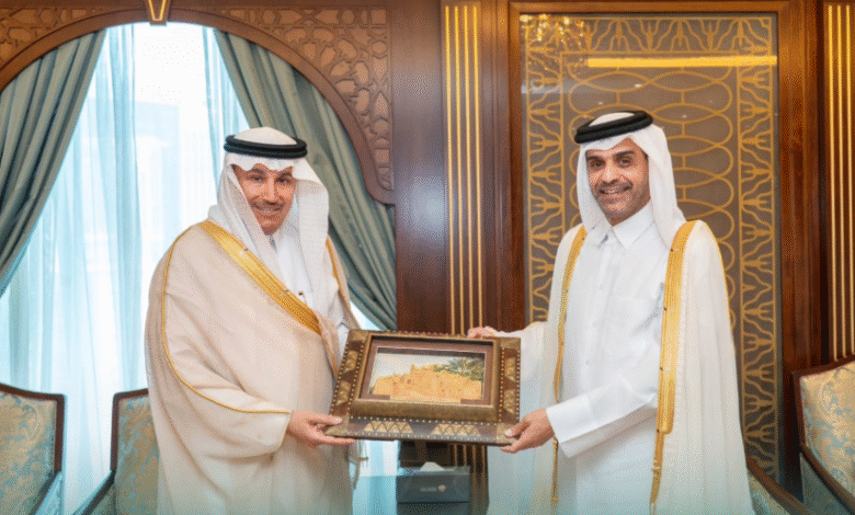 الجاسر-يبحث-مع-وزير-المواصلات-القطري-تعزيز-التعاون-بين-البلدين