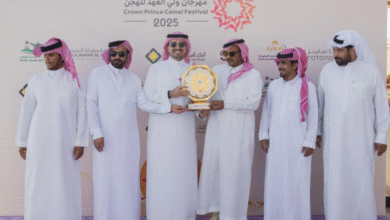عجيب-تفوز-بكأس-مهرجان-ولي-العهد-للهجن-بالطائف