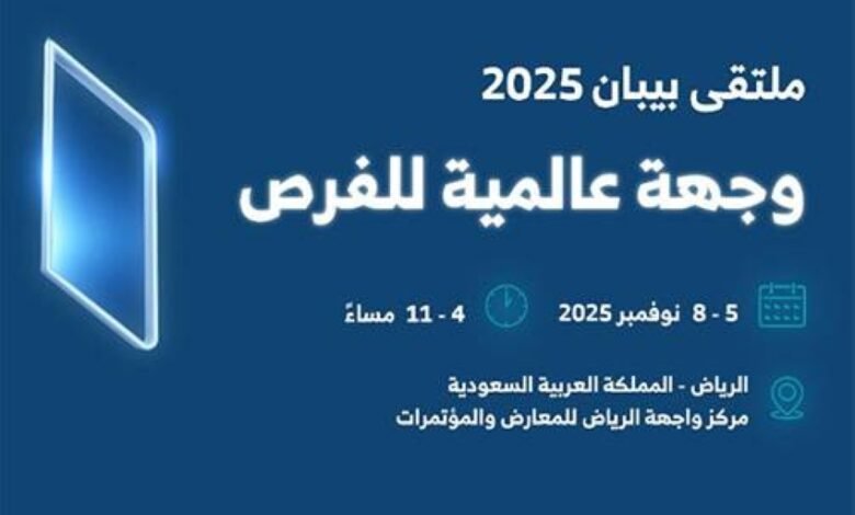 «بيبان-2025»-نوفمبر-المقبل.-150-جهة-لدعم-تمويل-واستثمار-المنشآت-الصغيرة