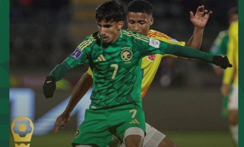 كأس-العالم-للشباب-2025:-الأخضر-تحت-20-عامًا-يخسر-أمام-نظيره-الكولومبي