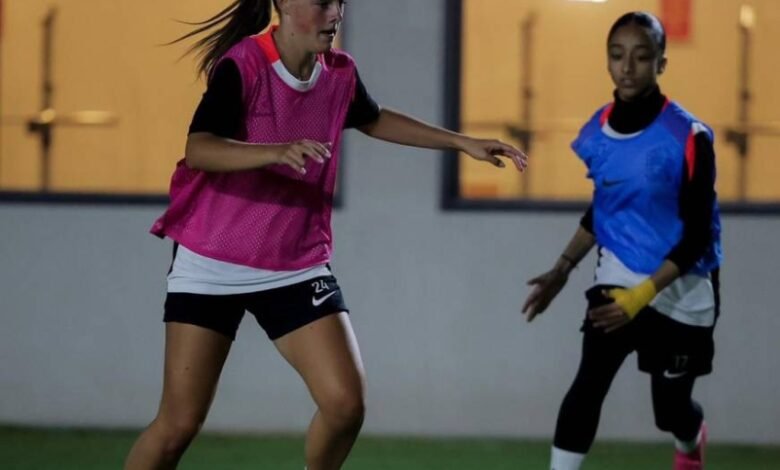 سيدات-القادسية-تحت-17-يختتمن-استعداداتهن-لمواجهة-شعلة-الشرقية