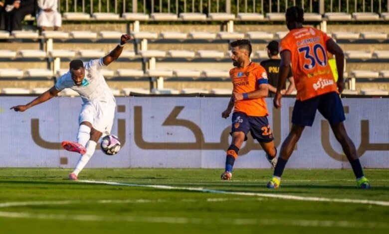 بثنائية.-الفيحاء-يعبر-نفق-الأخدود