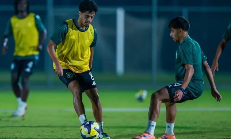 الأخضر-تحت-19-يدشن-تدريباته-في-معسكر-الأحساء