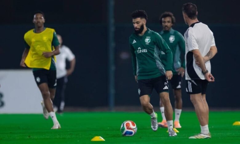 مشاركة-سالم-و-كادش-في-مران-الأخضر.-وغياب-جهاد-و-زياد