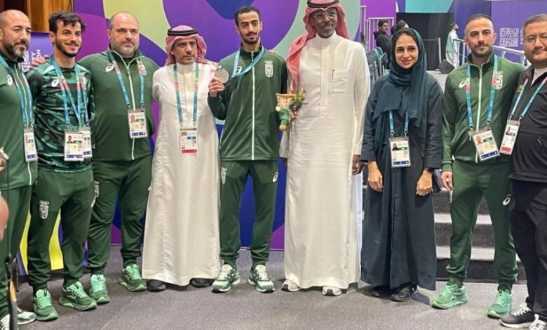 عبدالله-المشرف-يعانق-فضية-التايكوندو-في-دورة-ألعاب-التضامن-الإسلامي