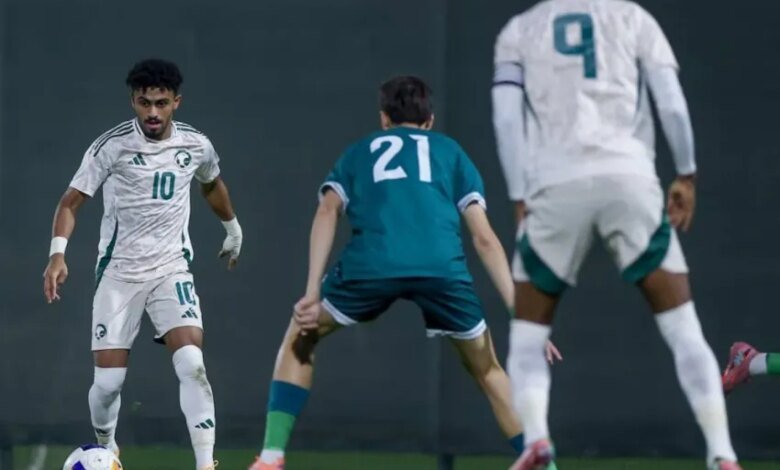 الأخضر-تحت-23-يخسر-مباراة-العراق-ضمن-الدورة-الدولية-الودية-بالإمارات