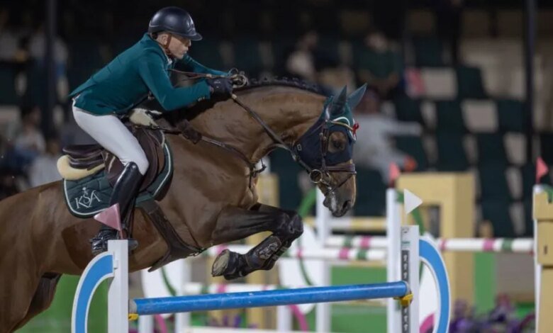 الفارس-المبطي-ينتزع-ذهبية-قفز-الحواجز-بدورة-التضامن-الإسلامي