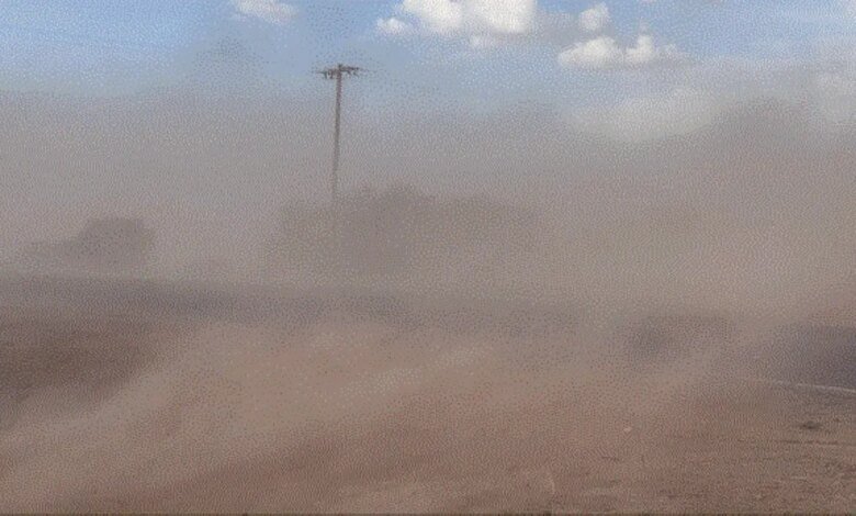 تبدأ-10-صباحًا.-أتربة-مثارة-على-أجزاء-من-المنطقة-الشرقية