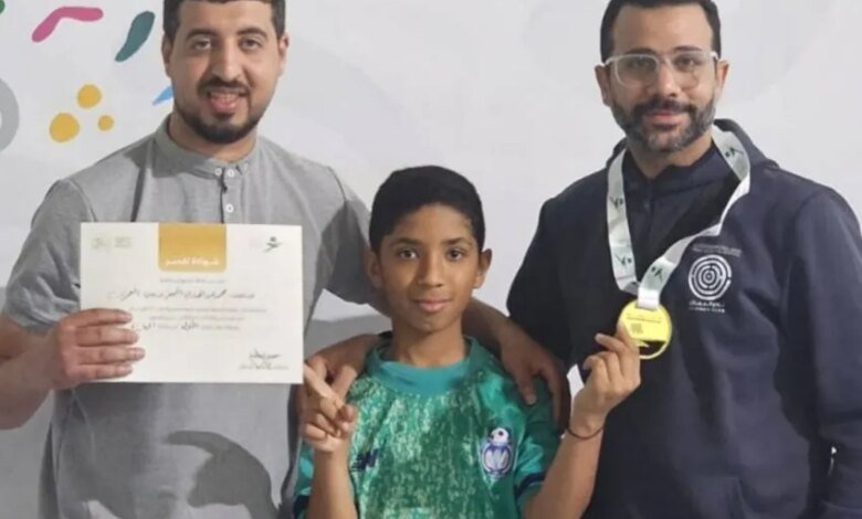 لاعب-مبارزة-العمران-محمد-الجعفر-يحرز-الميدالية-الذهبية