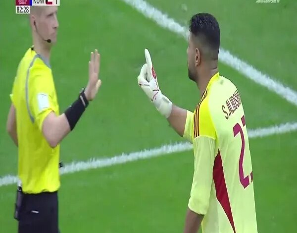فيديو.-أول-حالة-طرد-في-كأس-العرب-2025-خلال-مباراة-مصر-والكويت