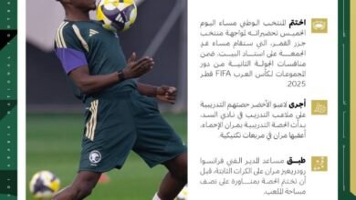 الأخضر-يختتم-استعداداته-لمواجهة-جزر-القمر-في-كأس-العرب-2025-غدًا