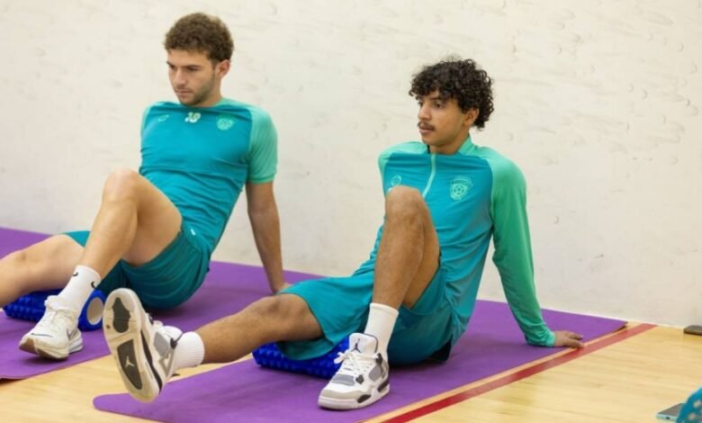 الفيحاء-يواصل-برنامج-معسكره-التحضيري-بحصة-صباحية-في-العين