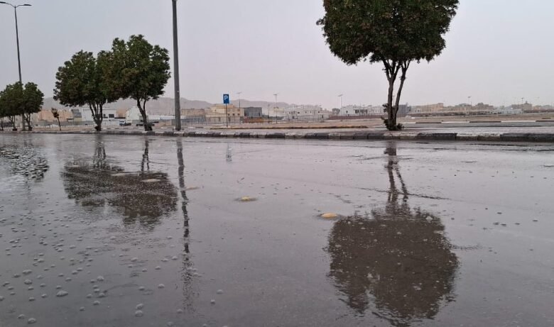 أمطار-متفرقة-على-محافظة-الأحساء