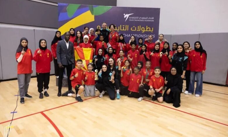 8-ميداليات-لفارسات-القادسية-في-بطولة-المملكة-للتايكوندو