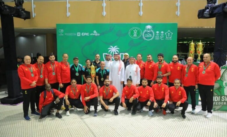 القادسية-يتوج-بكأس-المركز-الثالث-في-بطولة-الأساتذة-للسباحة