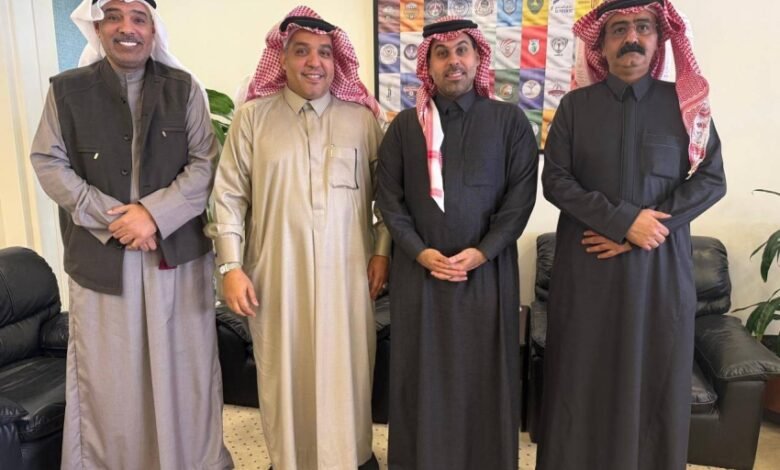 مدير-فرع-وزارة-الرياضة-بالمنطقة-الشرقية-يستقبل-مجلس-إدارة-نادي-الجزيرة-المكلف