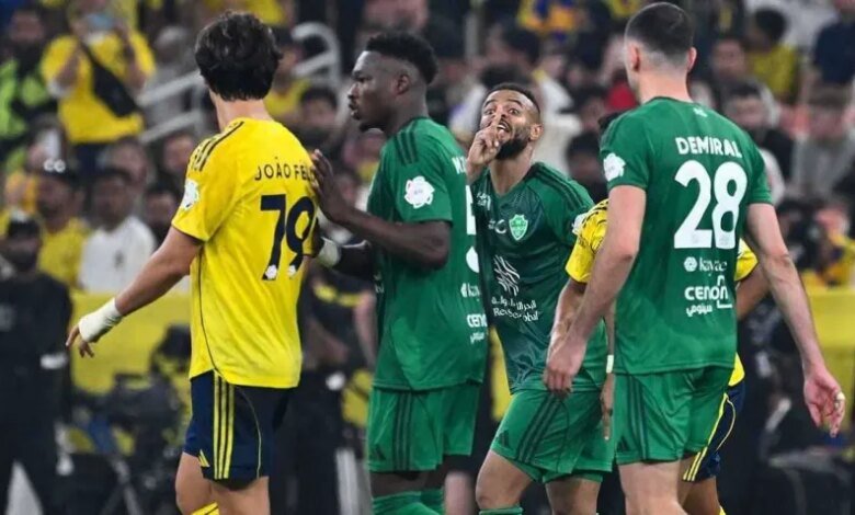 طرد-واشتباكات-وتوتر-في-ليلة-خسارة-النصر-الأولى