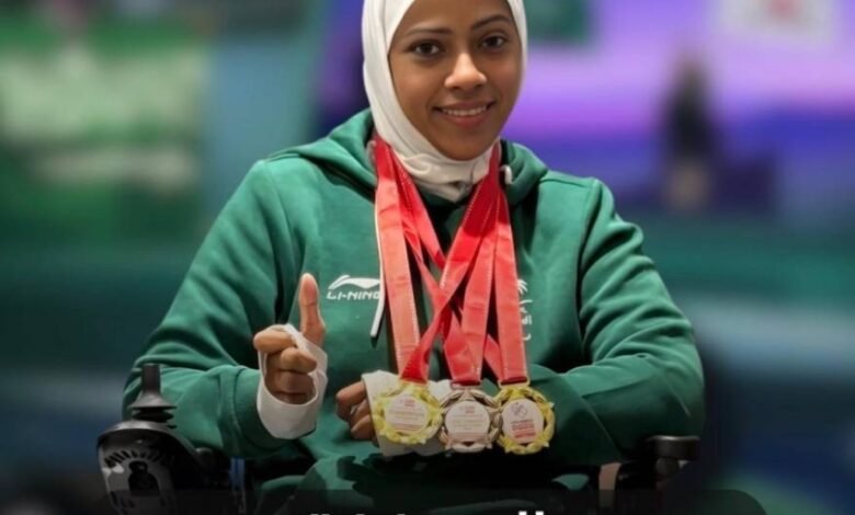 اللاعبة-مريم-المريسل-تحقق-التصنيف-الثاني-عالميًا-في-البارالمبية-(class-1)