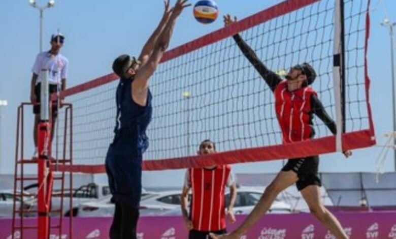 انطلاق-منافسات-لبطولة-الكرة-الطائرة-الشاطئية-بجازان