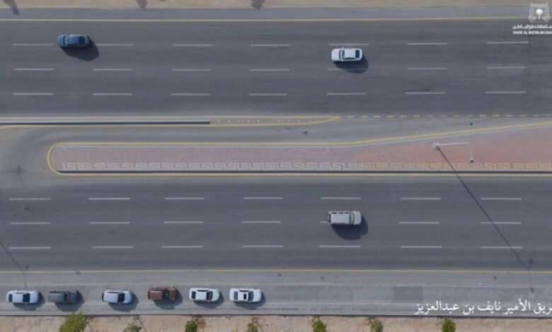 7-نقاط-التفاف-جديدة-في-حفر-الباطن-لتقليل-الزحام-والحوادث