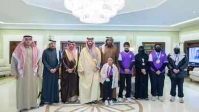 نائب-أمير-المنطقة-الشرقية-يشيد-بإنجازات-لاعبي-نادي-قرية-العليا-الرياضي