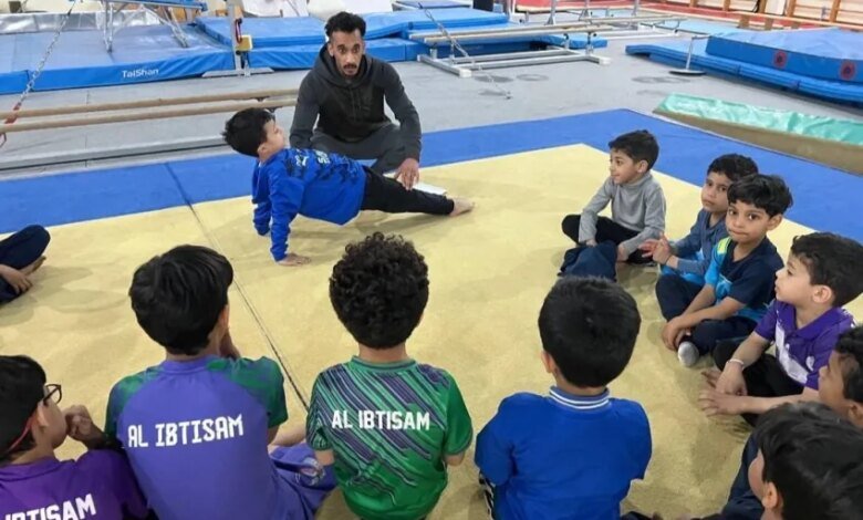 ورشة-عمل-لفريق-جمباز-الابتسام