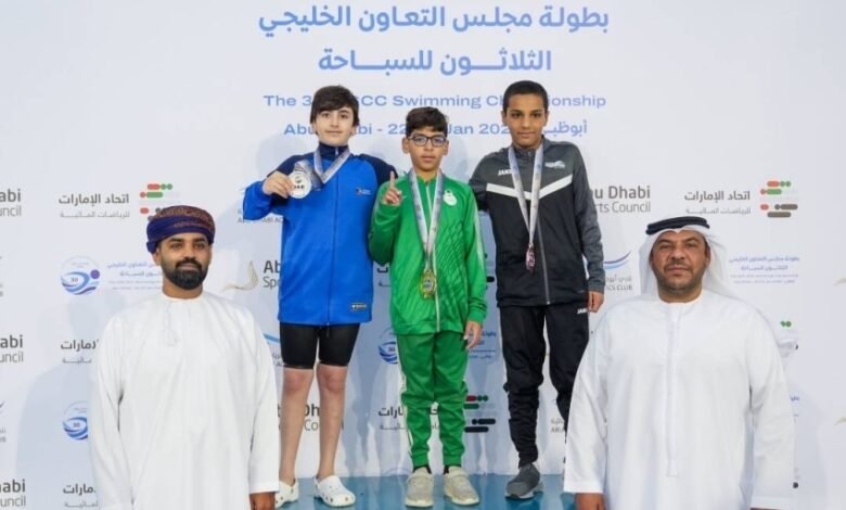 مهدي-مبارك-ينتزع-الميدالية-الذهبية-في-سباحة-الخليج