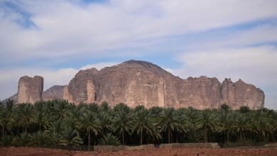 جبل-عكمة-في-العلا.-موقع-أثري-يضم-أكثر-من-300-نقش-أثري