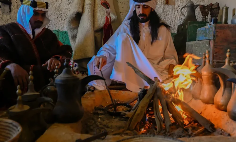 “الملّة”.-وسيلة-التدفئة-الوحيدة-قديمًا-وزينة-المباني-السكنية-بالباحة