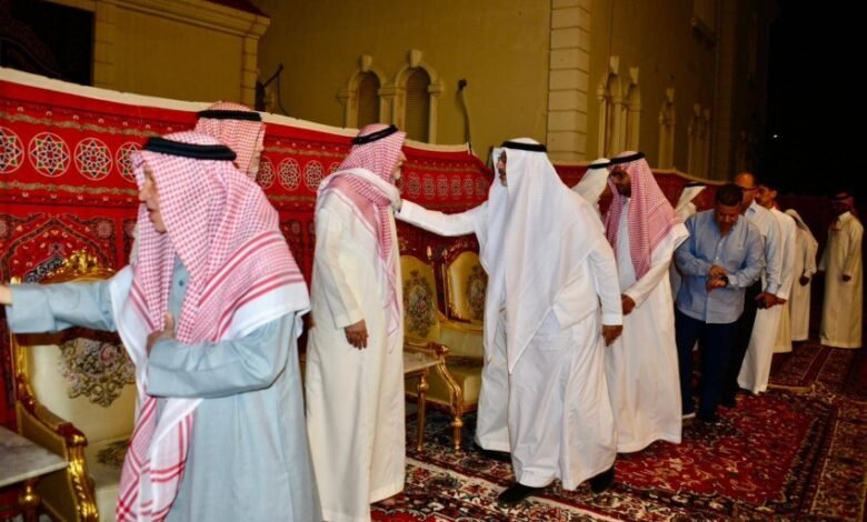 آل-كعكي-وآل-دمرداش-وآل-عرب-وآل-السميري.-يستقبلون-المعزين-بوفاة-فقيدهم