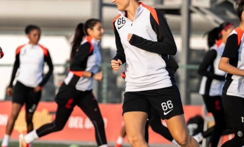 سيدات-القادسية-يختتمن-التحضيرات-ويغادرن-إلى-الرياض-لمواجهة-النصر