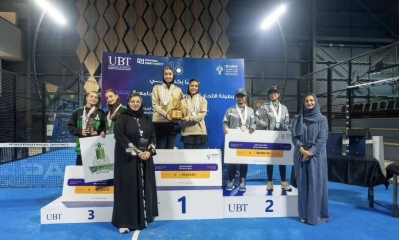 جامعة-الملك-سعود-تحقق-المركز-الأول-في-بطولة-الرياضة-الجامعية-للبادل-(طالبات)