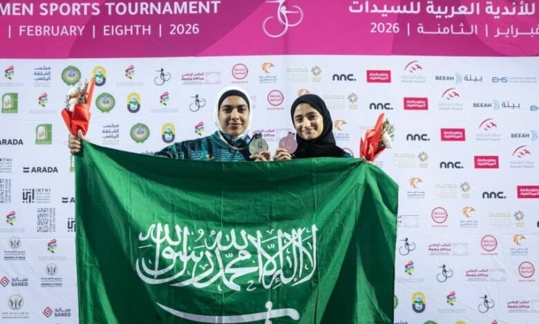 ألعاب-القوى-تحصد-ميداليتين-ضمن-منافسات-دورة-الألعاب-للأندية-العربية-للسيدات