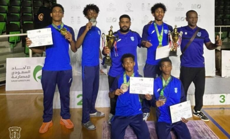 نادي-النهضة-يحقق-المركز-الثاني-في-بطولة-المملكة-للمصارعة-الرومانية