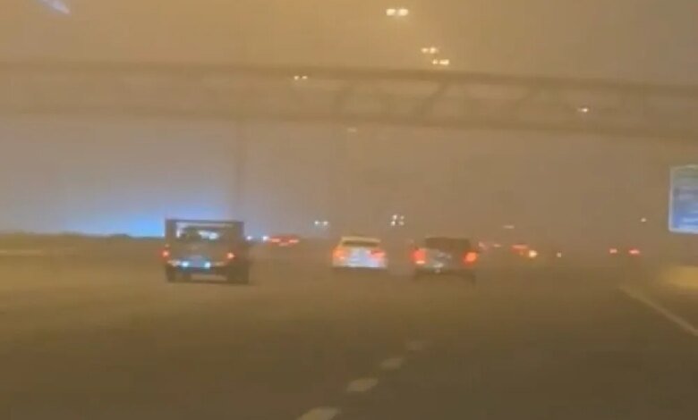 عاجل-|-لمدة-11-ساعة.-أتربة-ورياح-وتدني-في-الرؤية-على-أجزاء-من-الشرقية