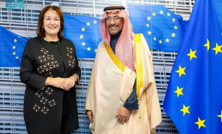 وزير-الصناعة-يبحث-فرص-تعزيز-الشراكة-الاقتصادية-مع-المفوضية-الأوروبية