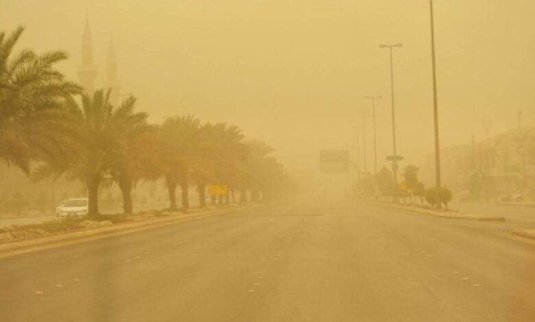 الأماكن-والمواعيد.-رياح-نشطة-وأتربة-مثارة-على-أجزاء-من-الشرقية