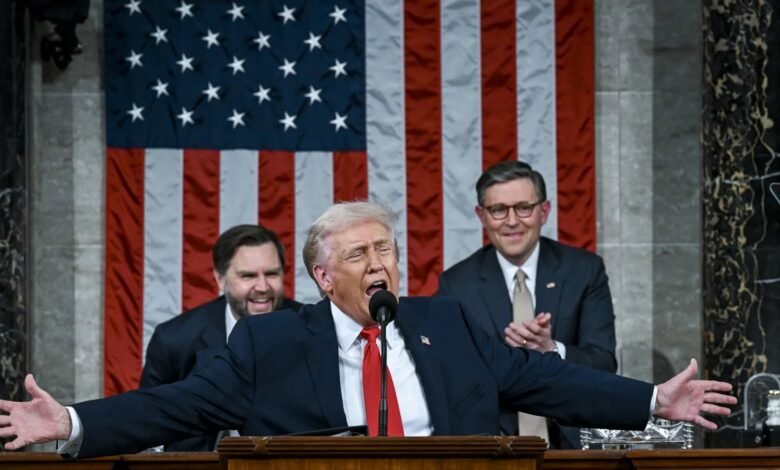  أكسيوس-يرصد-5-لحظات-بارزة-من-خطاب-حالة-الاتحاد-لترامب